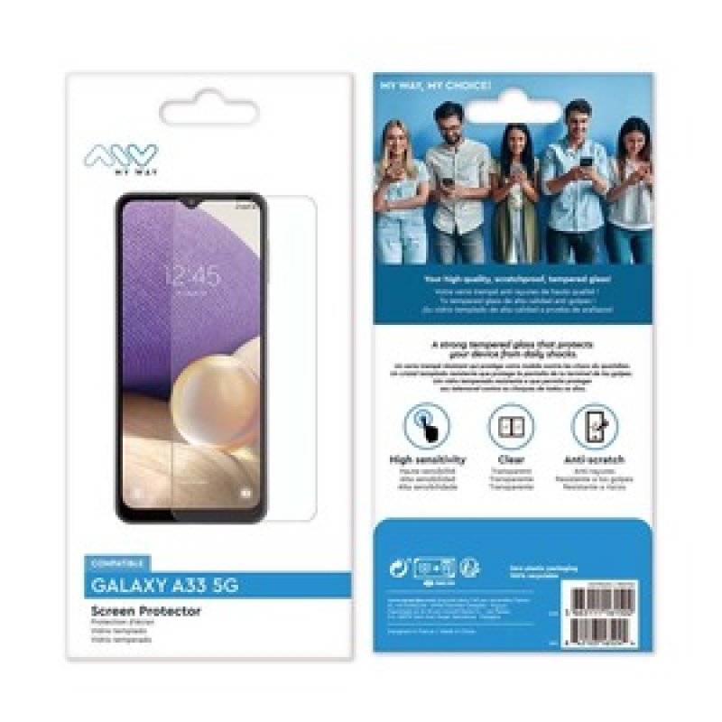 MYWAY VERRE TREMPE PLAT SAMSUNG GALAXY A33 5G