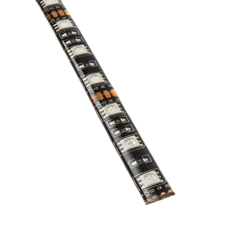 aqua computer compatible RGB-LED Strip, IP65, noir - 25cm