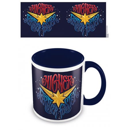 MARVEL - Captain Marvel - Blue - Mug intérieur coloré 315ml