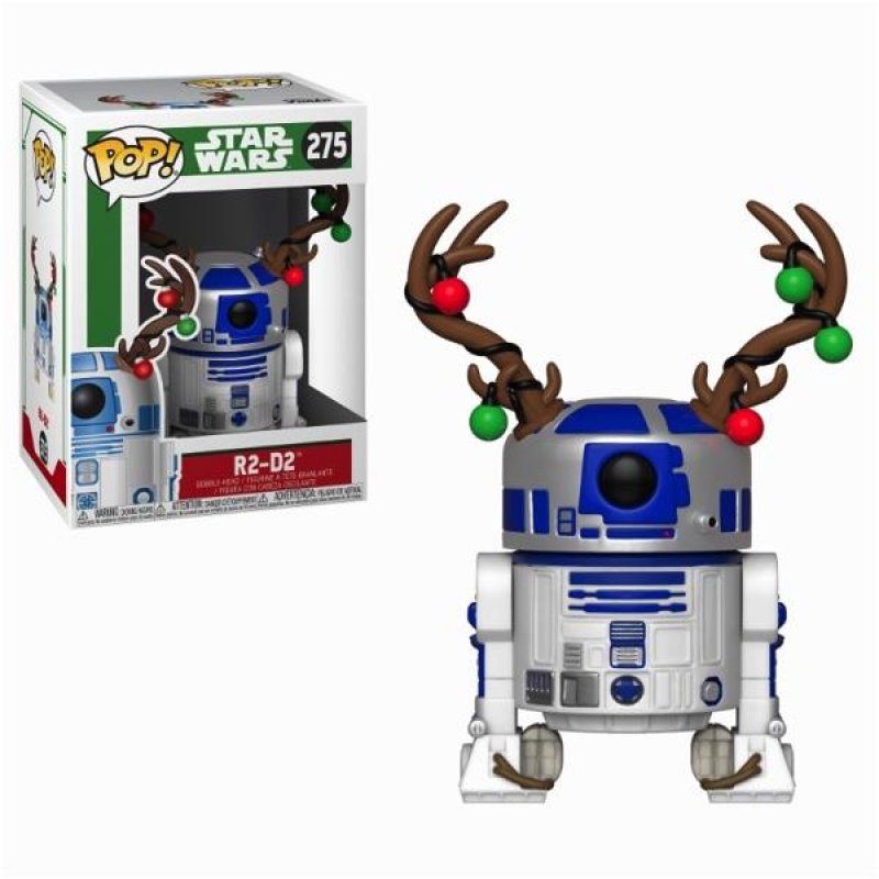 STAR WARS - Bobble Head POP N° 275 - Holiday - R2-D2 with Antlers
