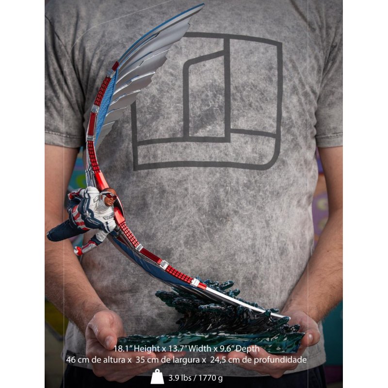 MARVEL - Captain America Sam Wilson - Statuette 1/10 Art Scale - 46cm