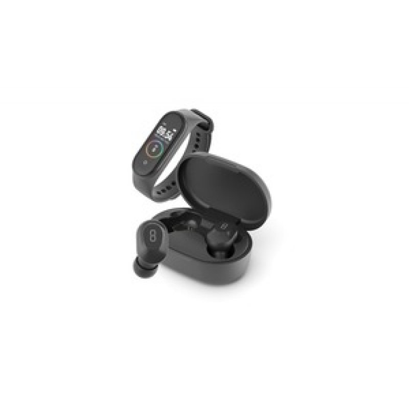 BUNDLE KEPLER ECOUTEURS TWS AVEC TRACKER ACTIVITÉ NOIR