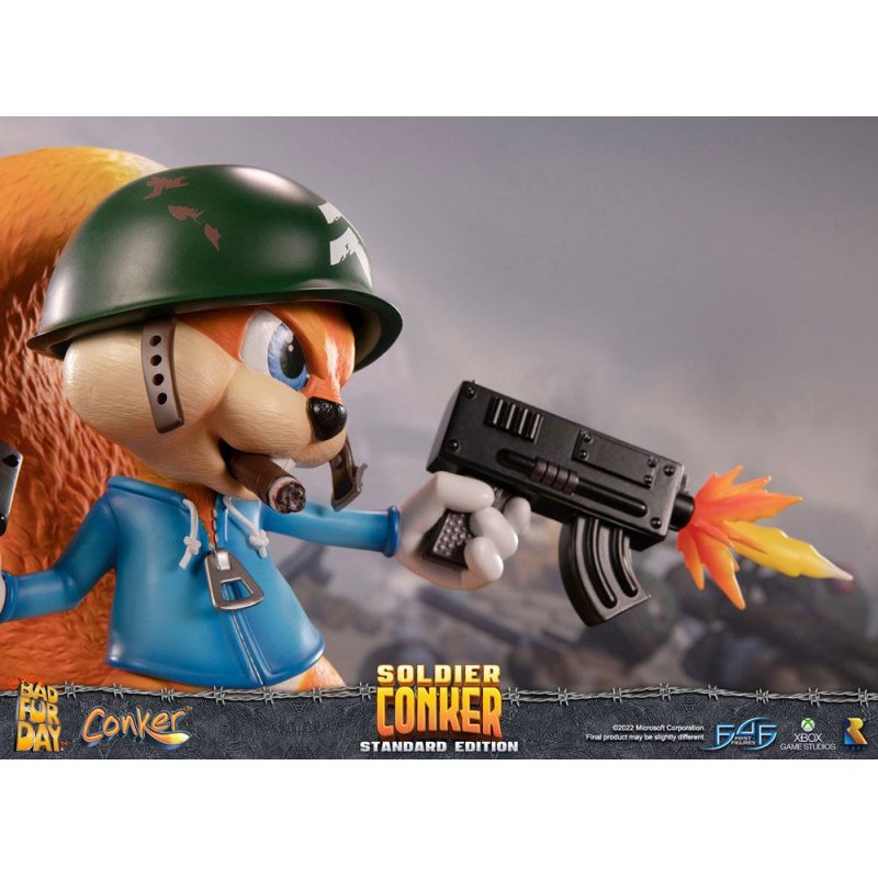 CONKER'S BAD FUR DAY - Soldat Conker - 33cm