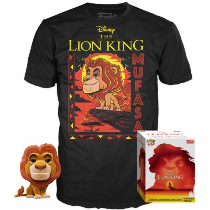 DISNEY - Booble Head POP N° xx - Mufasa + T-shirt (M)