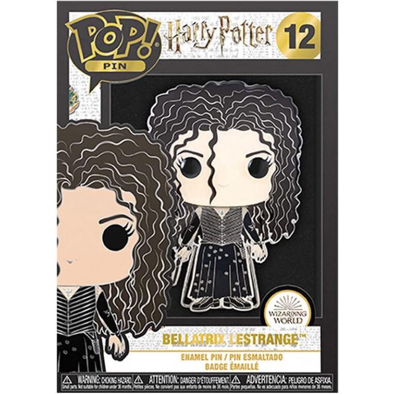 HARRY POTTER - Pop Large Enamel Pin N° 12 - Bellatrix Lestrange
