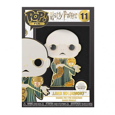 HARRY POTTER - Pop Large Enamel Pin N° 11 - Lord Voldemort avec Nagini