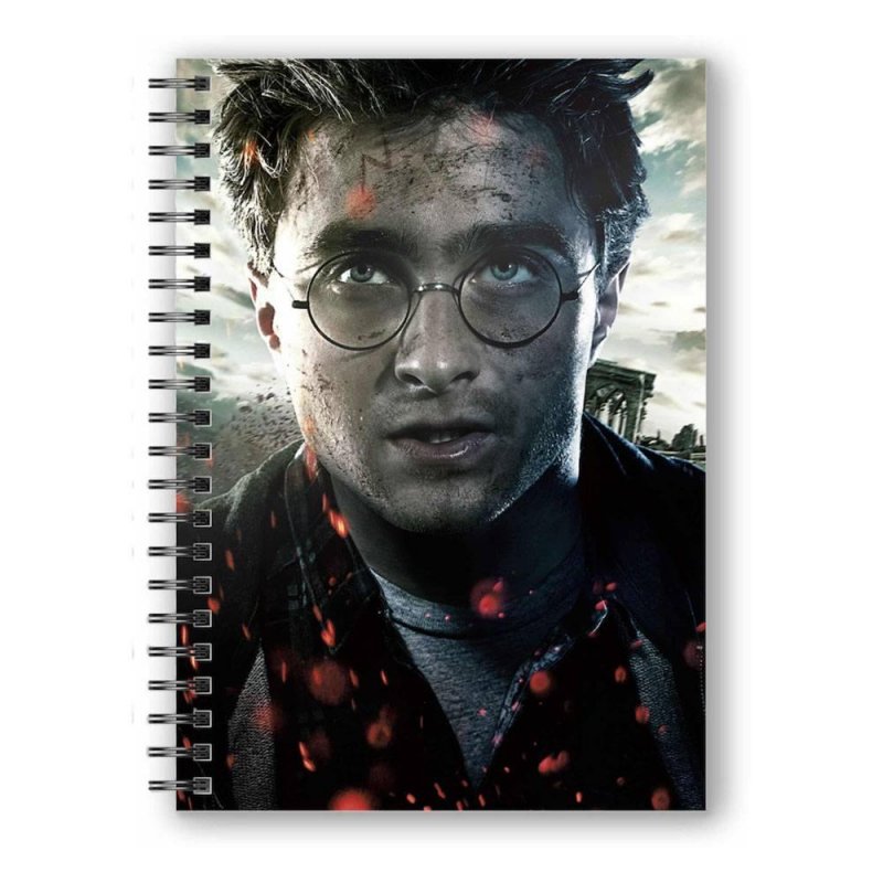 HARRY POTTER - Effet 3D Visage d'Harry Potter - Cahier
