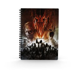 LE SEIGNEUR DES ANNEAUX - Effet 3D Mordor - Cahier