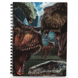 JURASSIC WORLD - Effet 3D Selfie - Cahier