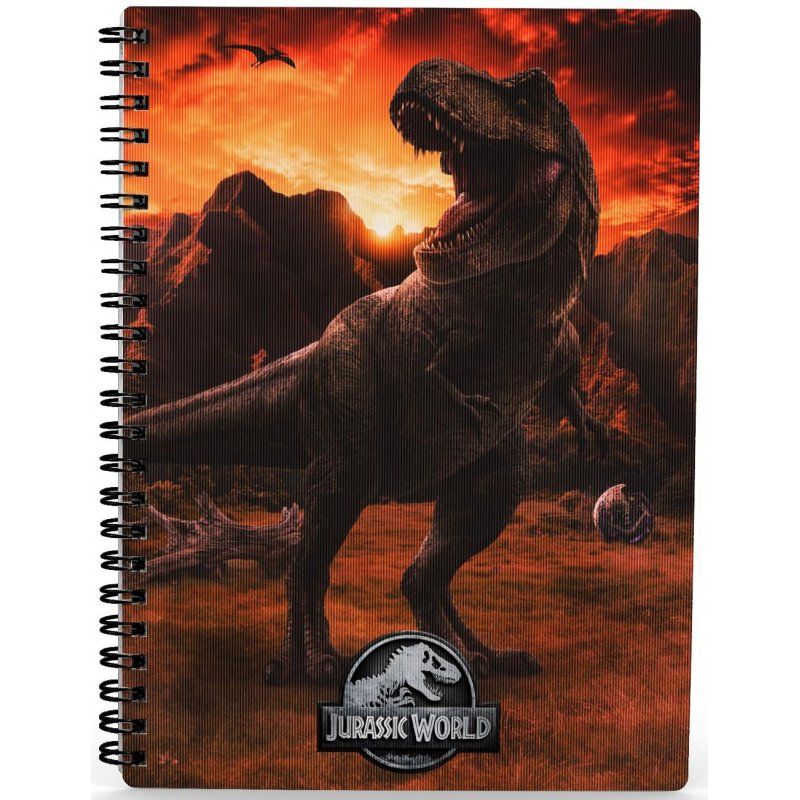 JURASSIC WORLD - Effet 3D Into The Wild - Cahier