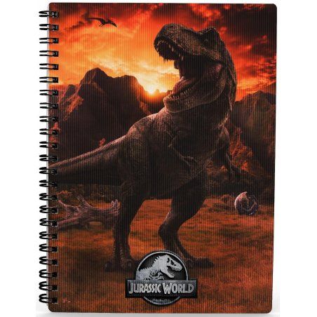 JURASSIC WORLD - Effet 3D Into The Wild - Cahier
