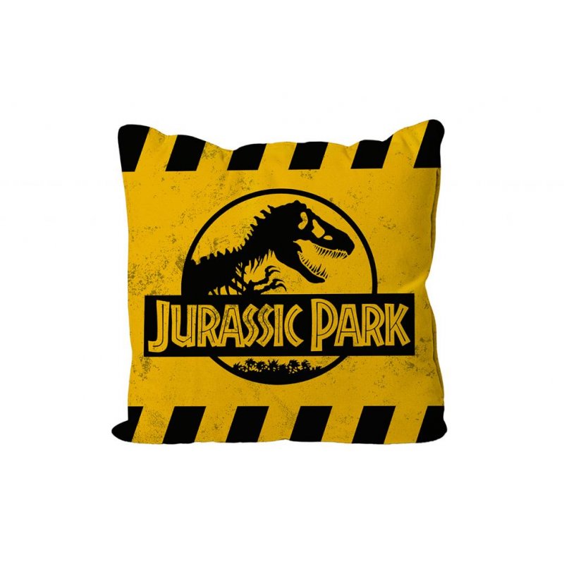 JURASSIC PARK - Caution Logo - Coussin '40x40x1cm'