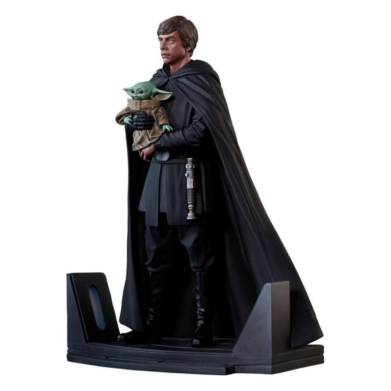 STAR WARS - Luke Skywalker & Grogu - Figurine Gentle Giant compatible 25cm