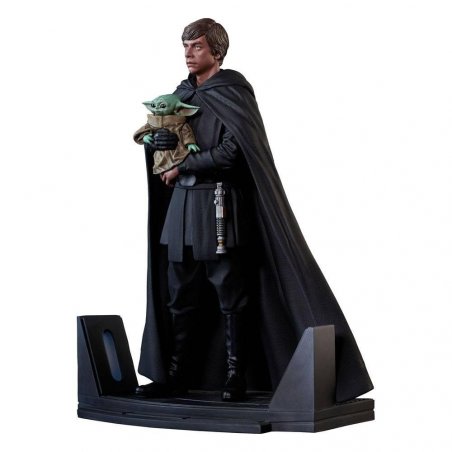 STAR WARS - Luke Skywalker & Grogu - Figurine Gentle Giant compatible 25cm