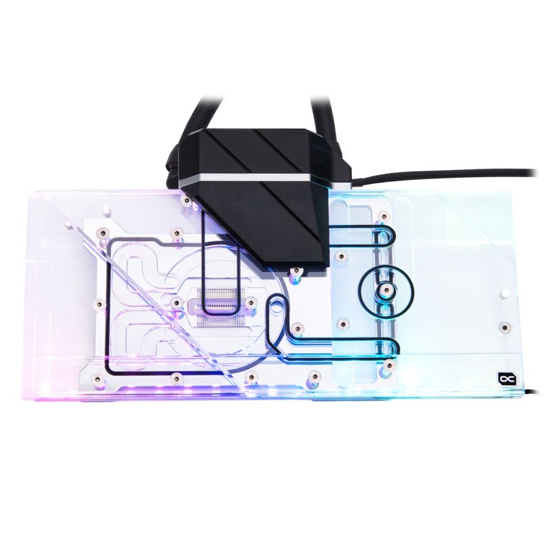 Alphacool compatible Eiswolf 2 GPU AIO 360mm Radeon RX 6800/6800XT Gaming Trio X mit Backplate