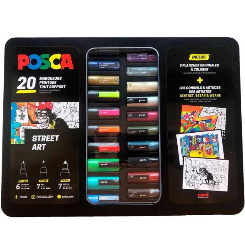 Posca - Street art metal case (401534)
