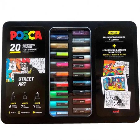 Posca - Street art metal case (401534)