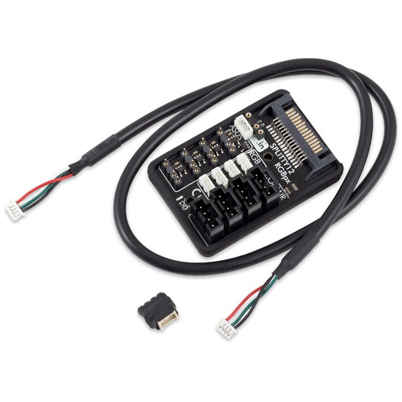 aqua computer compatible RGBpx Splitty12 Active ARGB-Hub