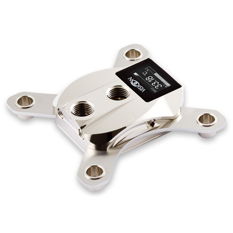 aqua computer compatible cuplex kryos NEXT VARIO mit VISION LGA 1700 - Nickel/Nickel