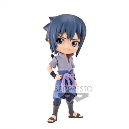 NARUTO SHIPPUDEN - QPosket - Sasuke Uchiha Vers. A - Figurine 14cm