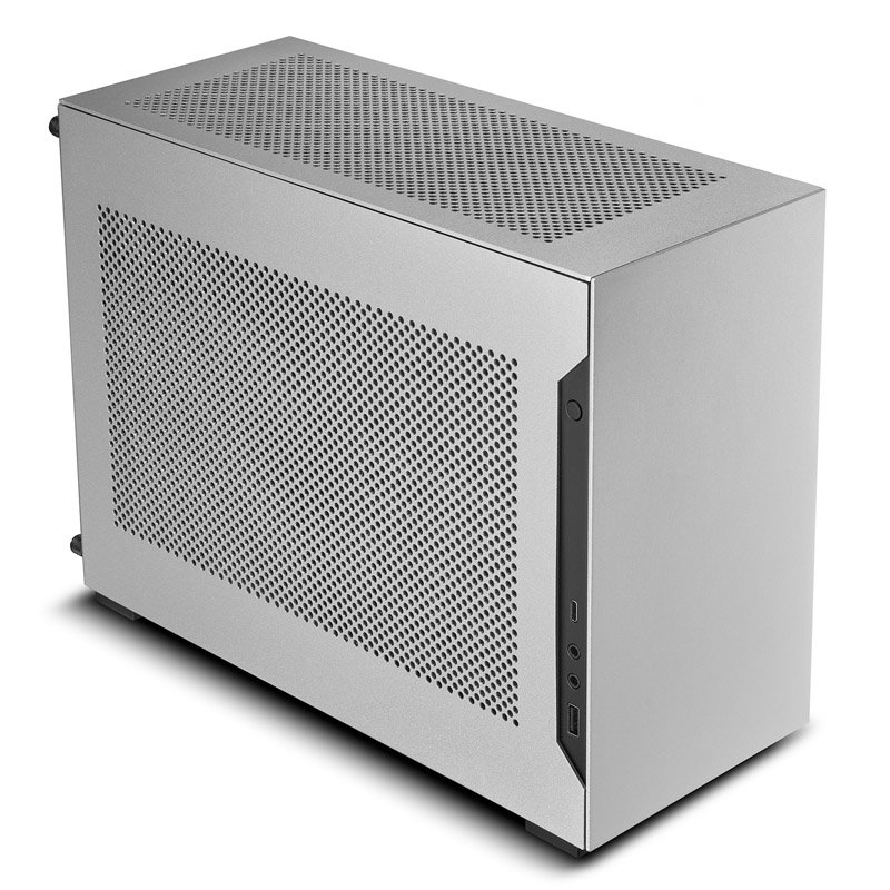 Lian Li compatible A4-H2O A4 Mini-ITX Gehäuse, PCIE4.0 Riserkabel - silber