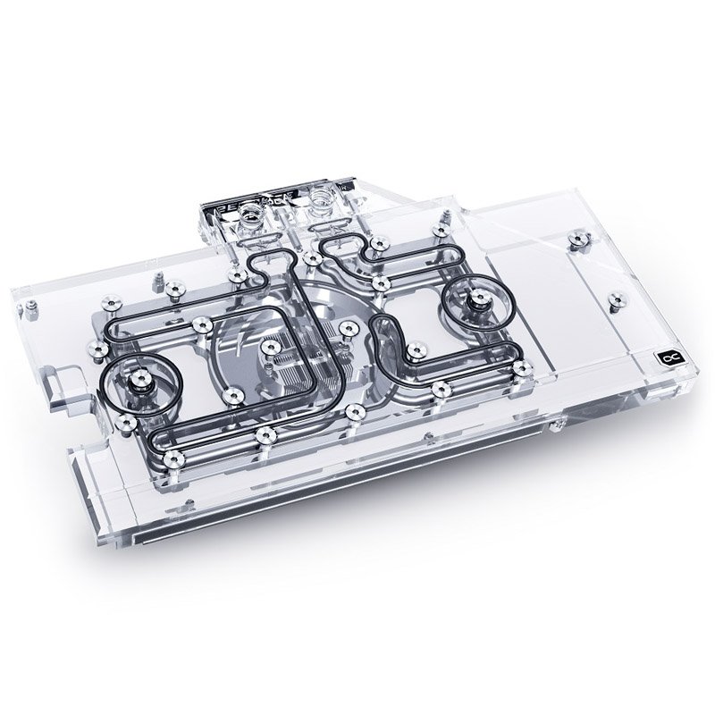 Alphacool Eisblock Aurora GPX-N RTX 3070 ROG Strix mit Backplate - Acryl + Nickel