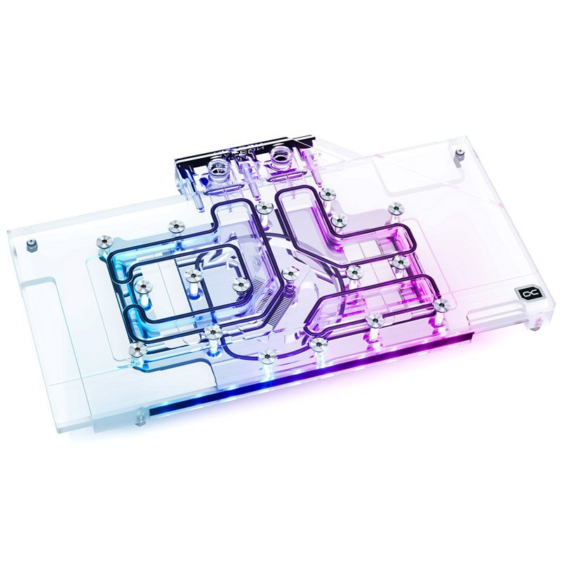 Alphacool Eisblock Aurora GPX-A RX 6700XT Gaming X mit Backplate - Acryl + Nickel