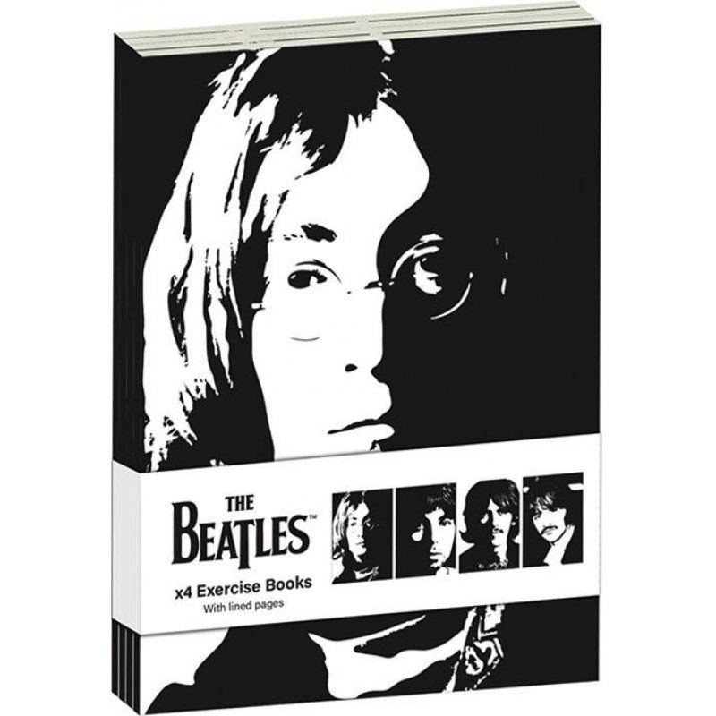 THE BEATLES - Pack 4 x Exercise Books A6 - Revolver