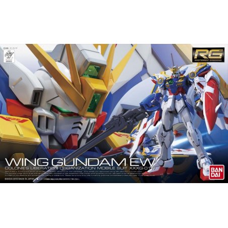 GUNDAM - RG 1/144 XXXG-01W Wing Gundam EW - Model Kit 13cm