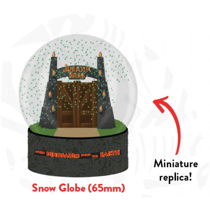 JURASSIC PARK - Portails - Boule à Neige 65mm