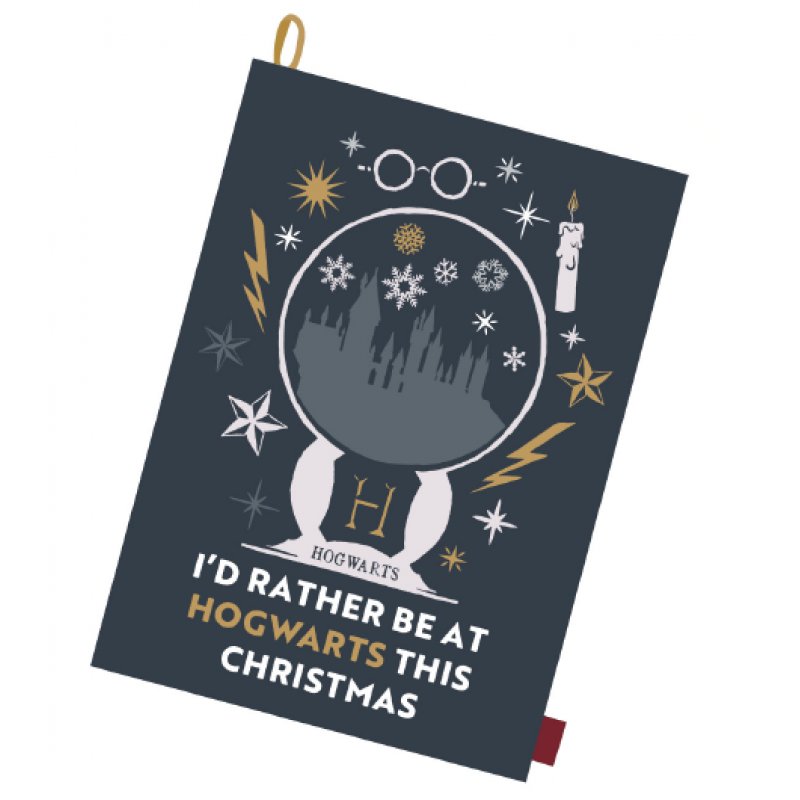 HARRY POTTER - Rather be at Hogwarts - Serviette à Thé