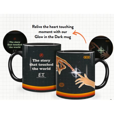 E.T. - Mug - Brille Dans Le Noir