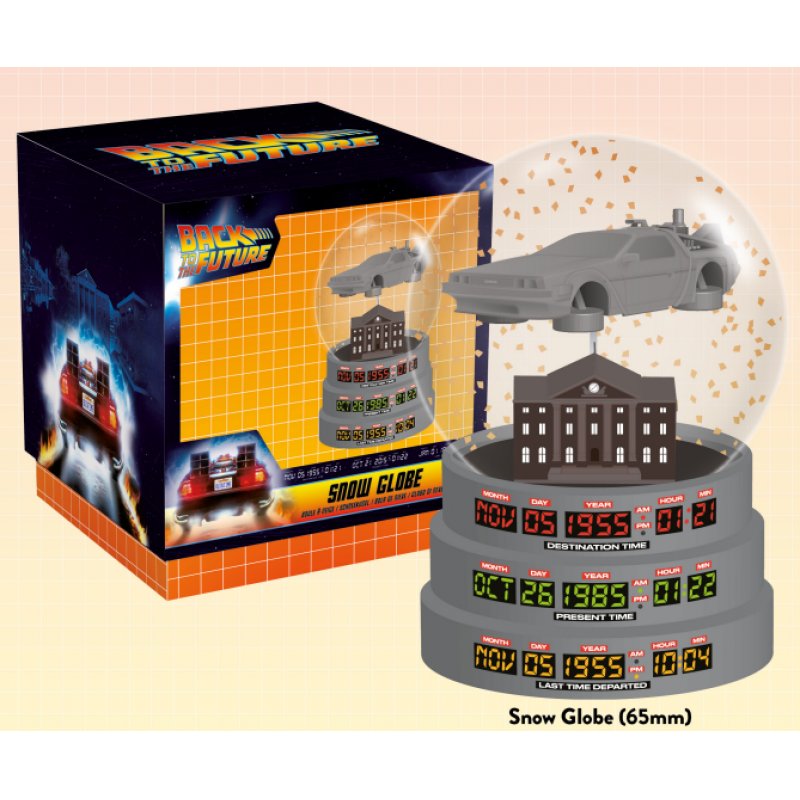 RETOUR VERS LE FUTURE - Boule à Neige 65mm