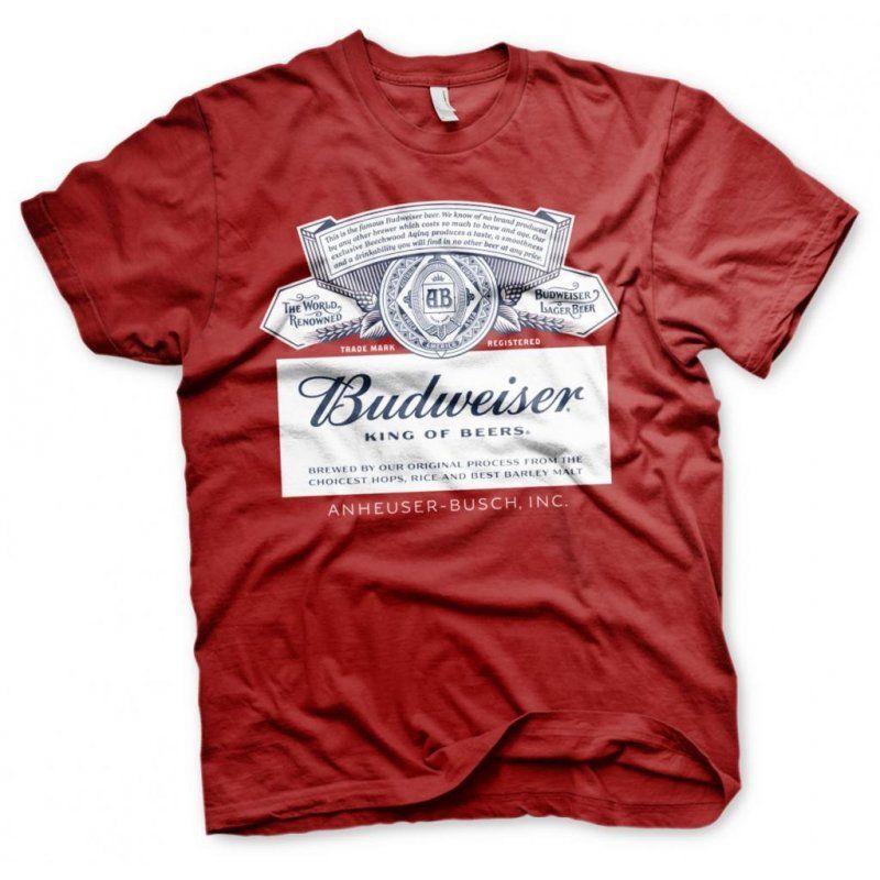BEER - Budweiser Red Label - T-Shirt - (XXL)