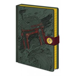 STAR WARS - Notebook A5 Premium - Boba Fett Art