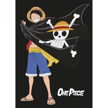 ONE PIECE - Plaid Polaire 100% Microfibre 100x140cm