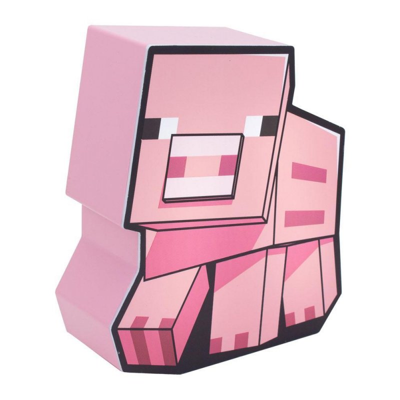 MINECRAFT - Cochon - Lampe 2D 16cm