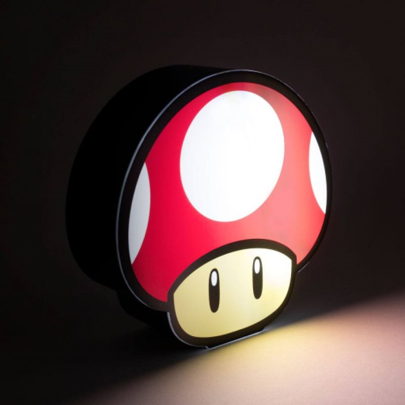 NINTENDO - Super Champignon - Lampe 2D 15cm