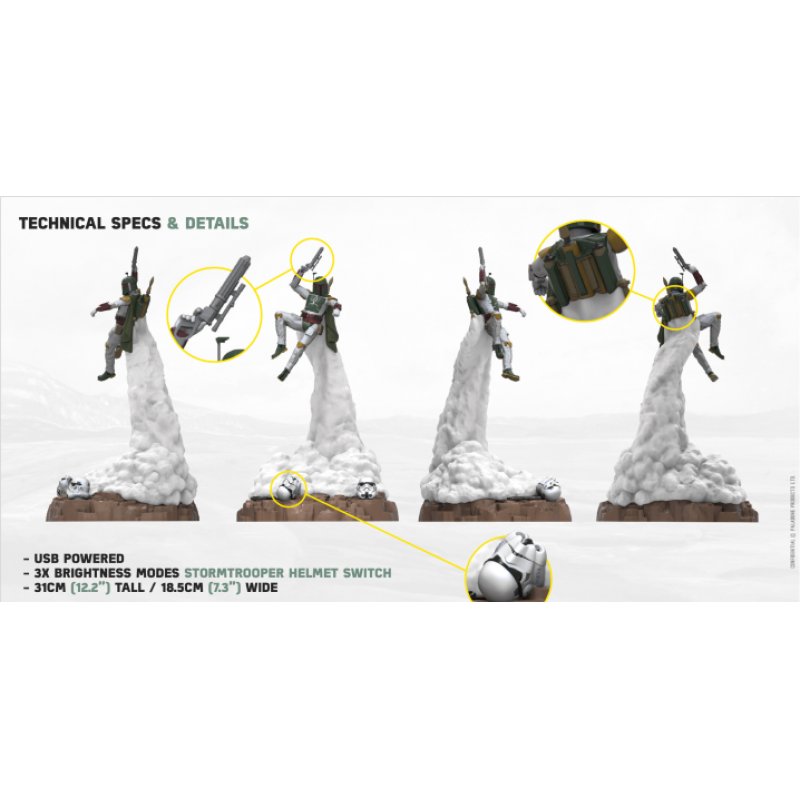 STAR WARS - Boba Fett Figural Light - 31cm