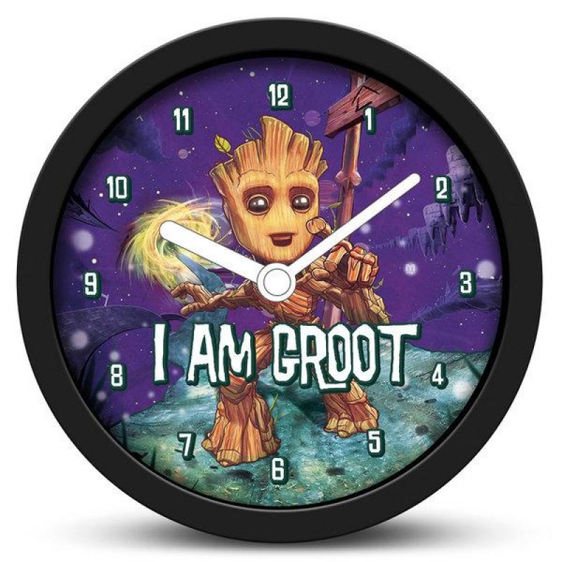 LES GARDIENS DE LA GALAXIE - Baby Groot - Horloge de bureau 16cm