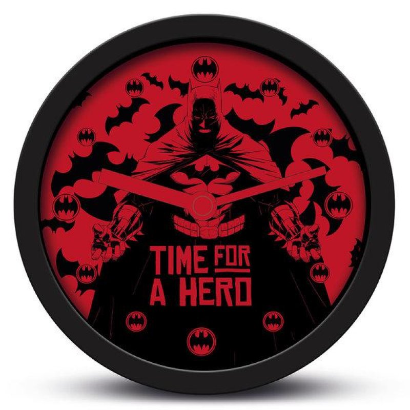 BATMAN - Time For A Hero - Horloge de bureau 16cm