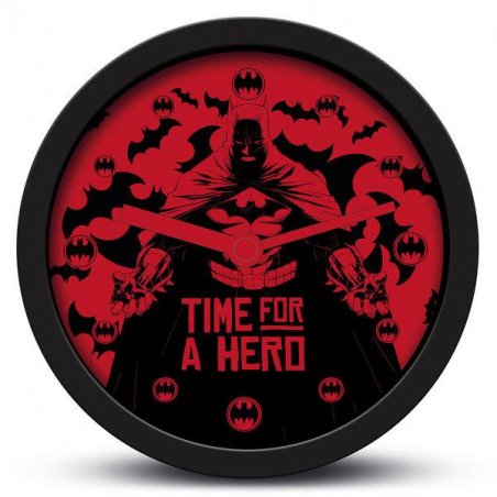 BATMAN - Time For A Hero - Horloge de bureau 16cm