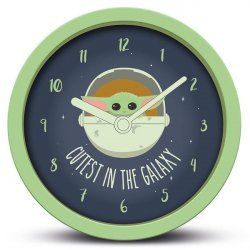 THE MANDALORIAN - Cutest in the galaxy - Horloge de bureau 16cm