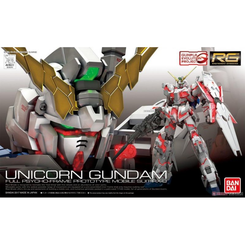 GUNDAM - RG 1/144 - Unicorn Gundam (Campaign) - 13cm