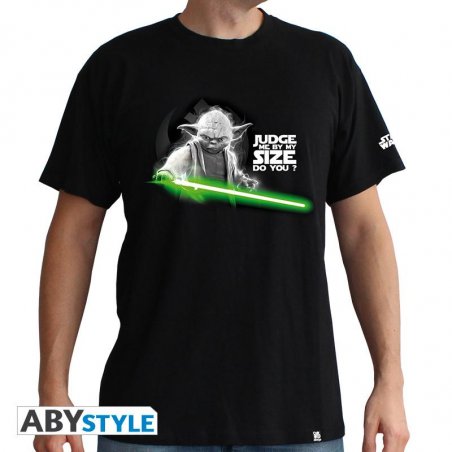 STAR WARS - T-Shirt Yoda Judge me ... - Black (S)