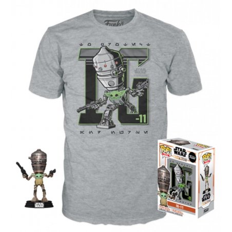STAR WARS - Booble Head POP N° xx - IG-11 With Child + T-shirt (S)