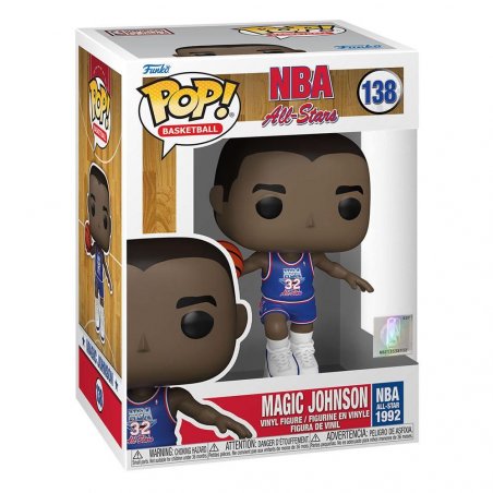 NBA Legends - POP N° 138 - Magic Johnson (Blue All star uni 1991)