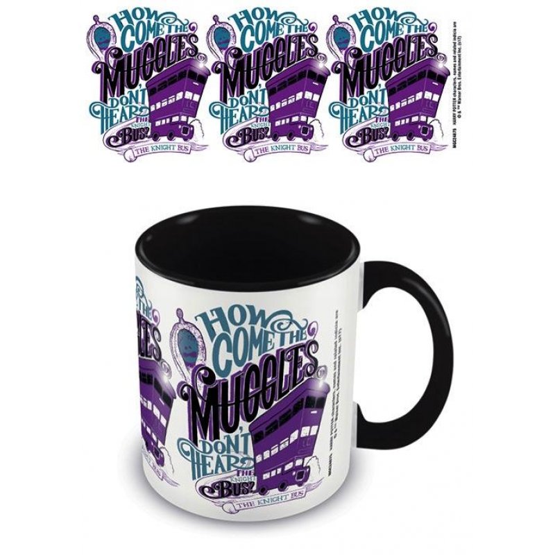 HARRY POTTER - Knight Bus Black - Mug intérieur coloré 315ml