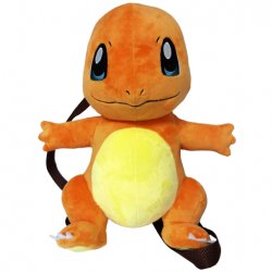 POKEMON - Salamèche - Sac à dos Peluche 35cm