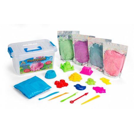 ArtKids - Magic Fluffy Sand - Large bucket set (32798)